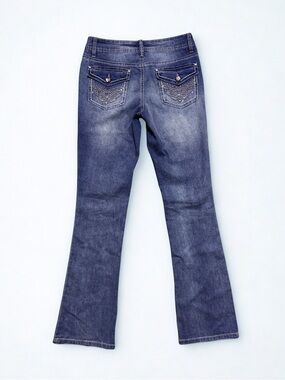 lei Women's Light Blue Faded Bootcut Jeans